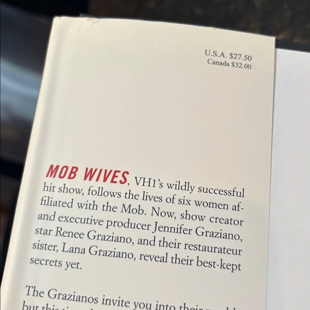 GUC How to Use a Meat Cleaver Cookbook by Mob Wives Graziano Sisters